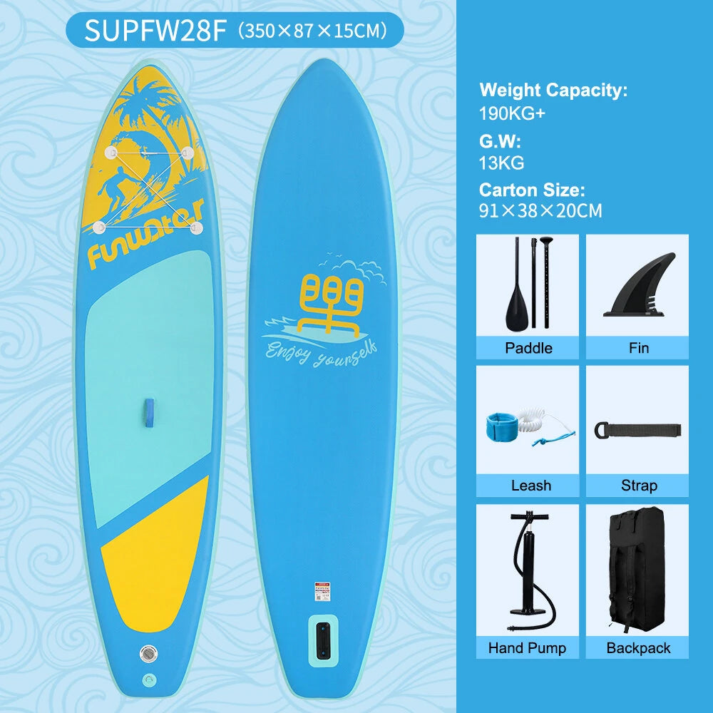 Sup deska v kompletu - Funwater Fresh Blue