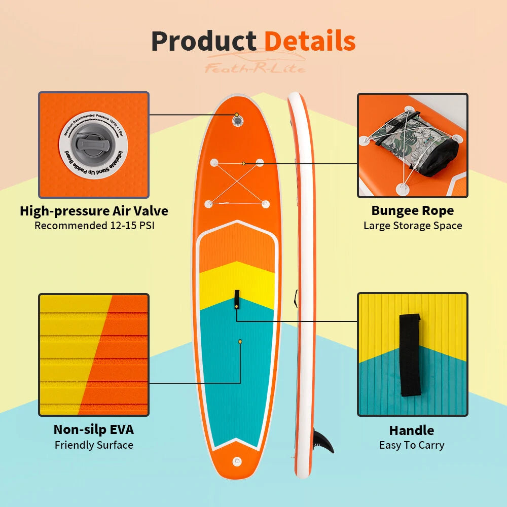 SUP deska v kompletu - Feath-R-Lite Orange
