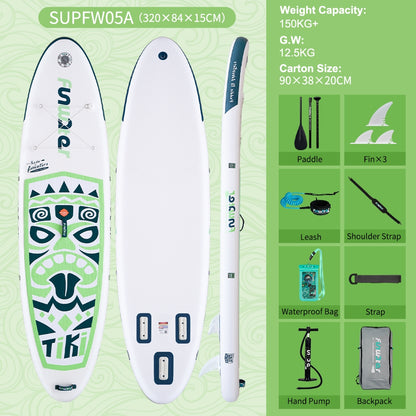 SUP deska v kompletu - FunWater Tiki Zelena