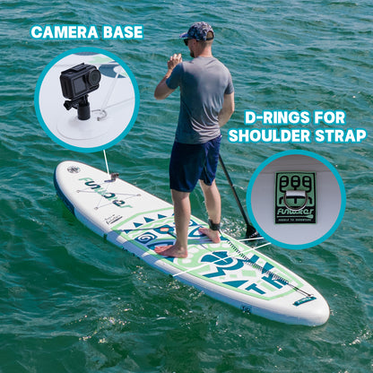 SUP deska v kompletu - FunWater Tiki Zelena