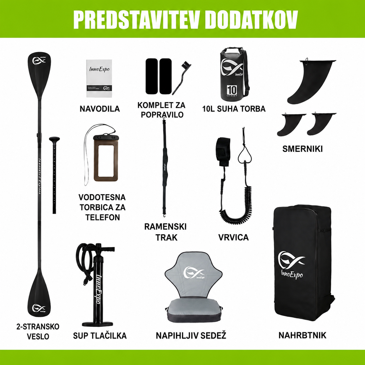 SUP deska v kompletu - Innovate Cyborg