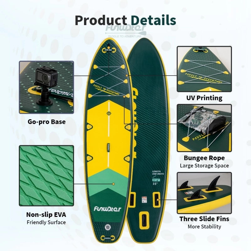 SUP deska v kompletu - Funwater Omega Green