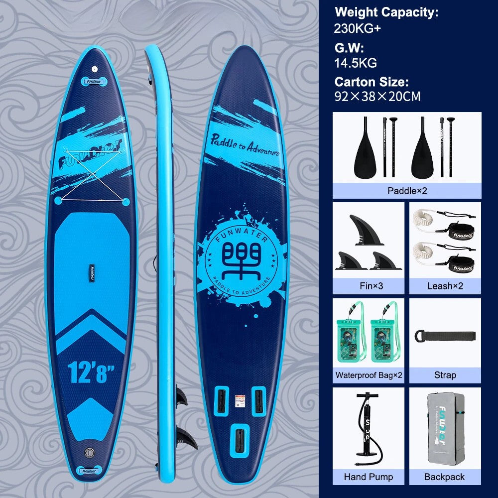 SUP deska v kompletu - Funwater Tourer Blue