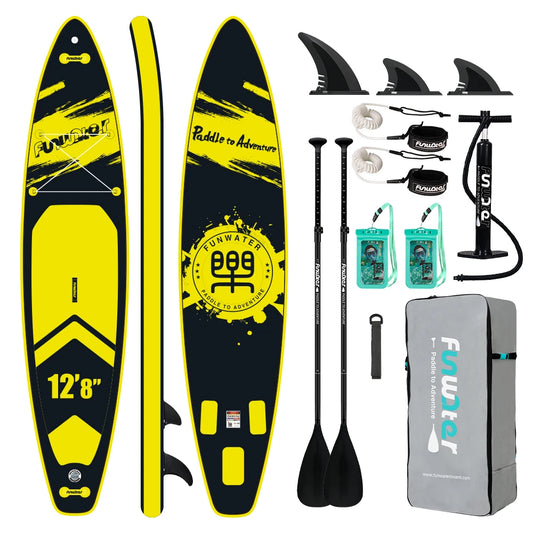 SUP deska v kompletu - Funwater Tourer Yellow
