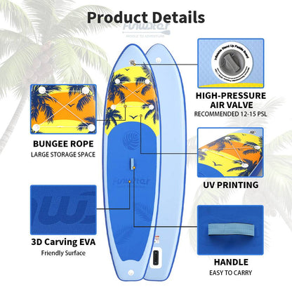 Sup deska v kompletu Funwater - Tropical Blue