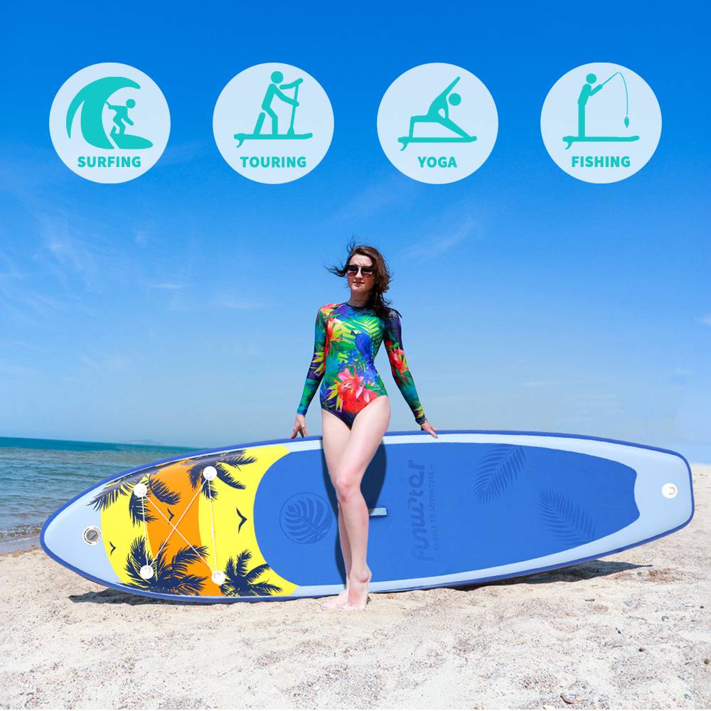 Sup deska v kompletu Funwater - Tropical Blue