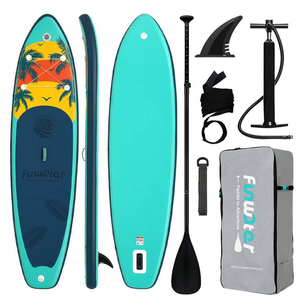 Sup deska v kompletu Funwater - Tropical Green