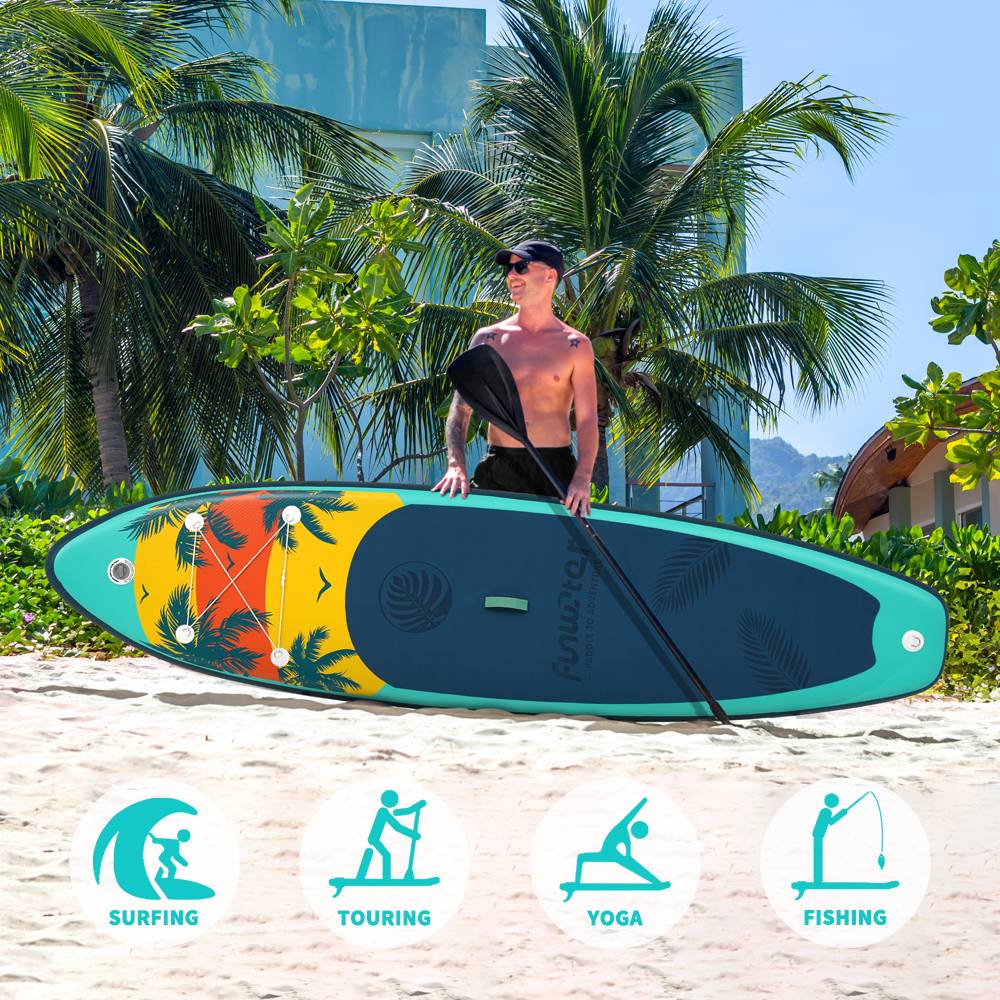 Sup deska v kompletu Funwater - Tropical Green