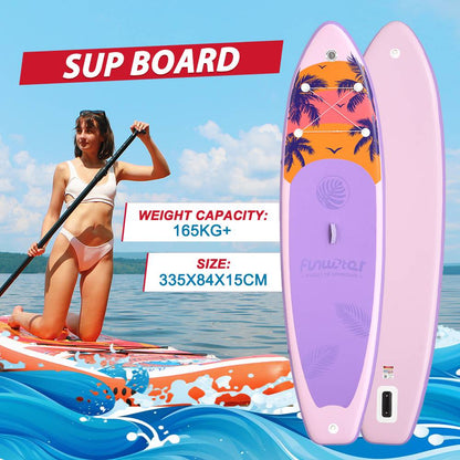 Sup deska v kompletu Funwater - Tropical Purple
