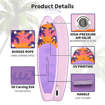 Sup deska v kompletu Funwater - Tropical Purple