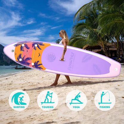 Sup deska v kompletu Funwater - Tropical Purple