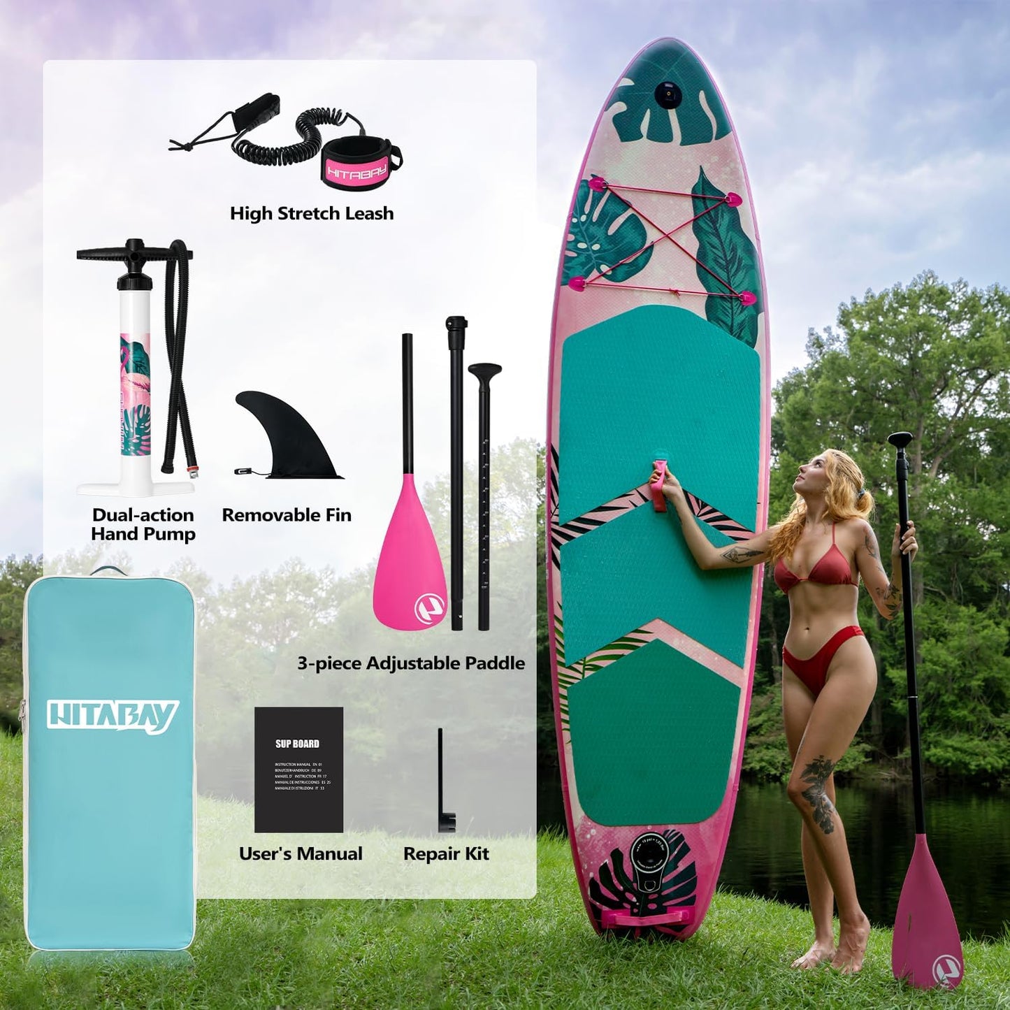 SUP deska v kompletu - Hit-a-bay - Breeze