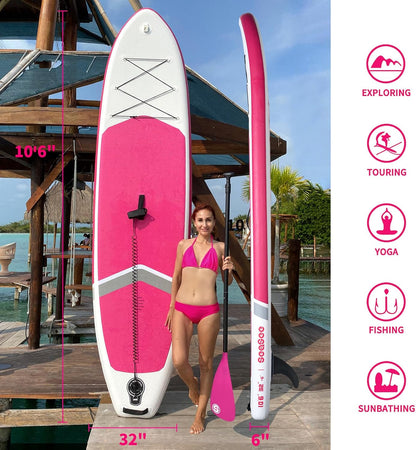 SUP deska v kompletu - Sea-See Pink