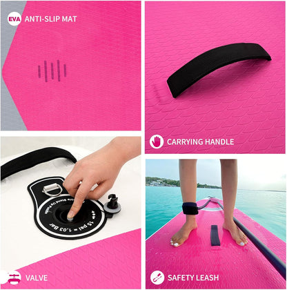 SUP deska v kompletu - Sea-See Pink