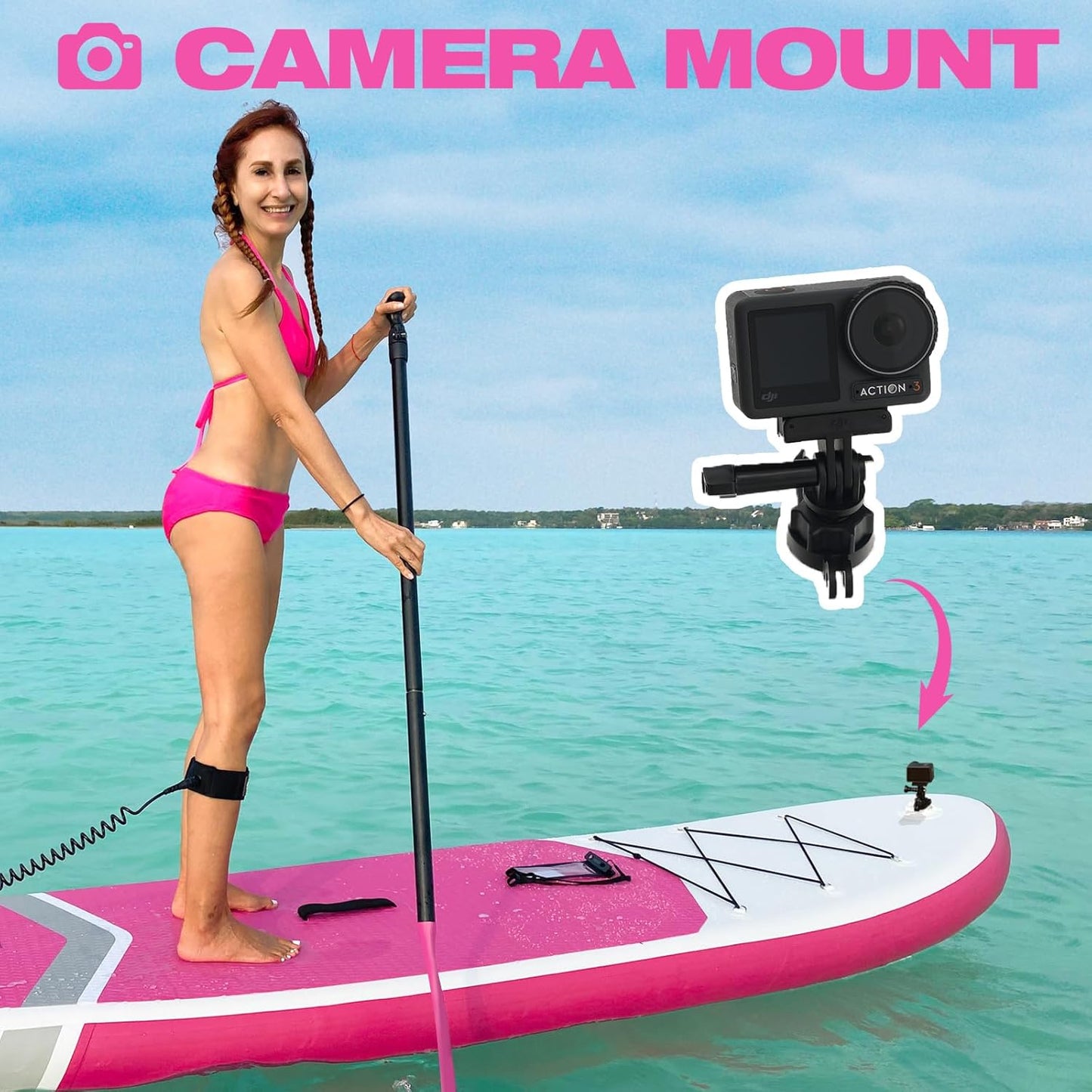 SUP deska v kompletu - Sea-See Pink