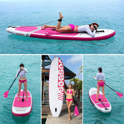 SUP deska v kompletu - Sea-See Pink