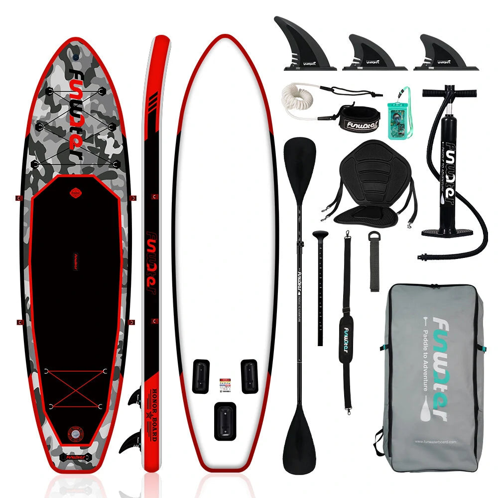 SUP deska v kompletu - FunWater B-honor Red