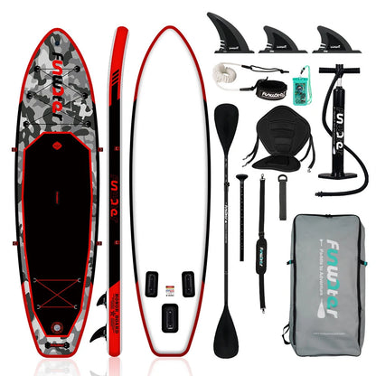 SUP deska v kompletu - FunWater B-honor Red
