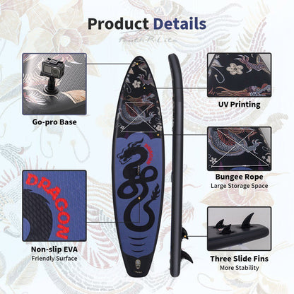 SUP deska v kompletu - Feath-R-Lite Dragon Dark