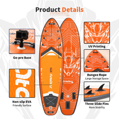 SUP deska v kompletu - Funwater Tech - Orange