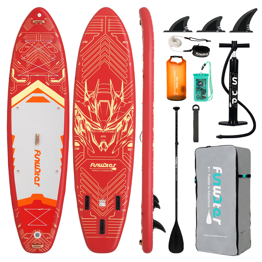 SUP deska v kompletu - Funwater Tech - Red