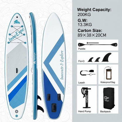 SUP deska v kompletu - Innovate Stripes Navy