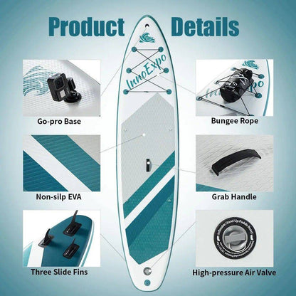 SUP deska v kompletu - Innovate Stripes Emerald