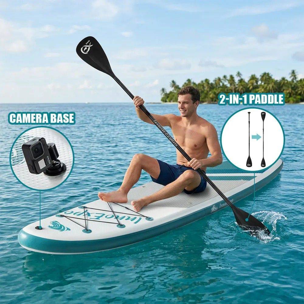 SUP deska v kompletu - Innovate Stripes Emerald