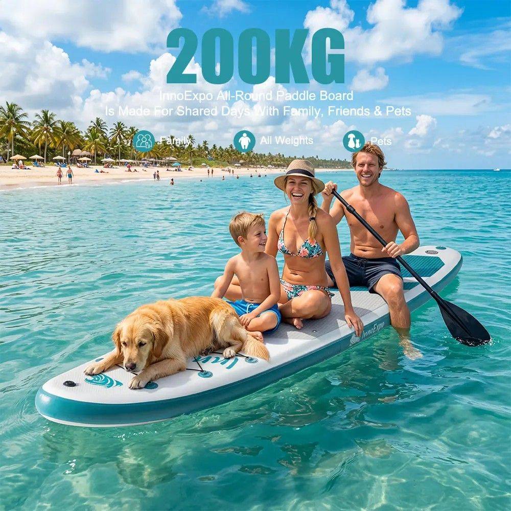 SUP deska v kompletu - Innovate Stripes Emerald
