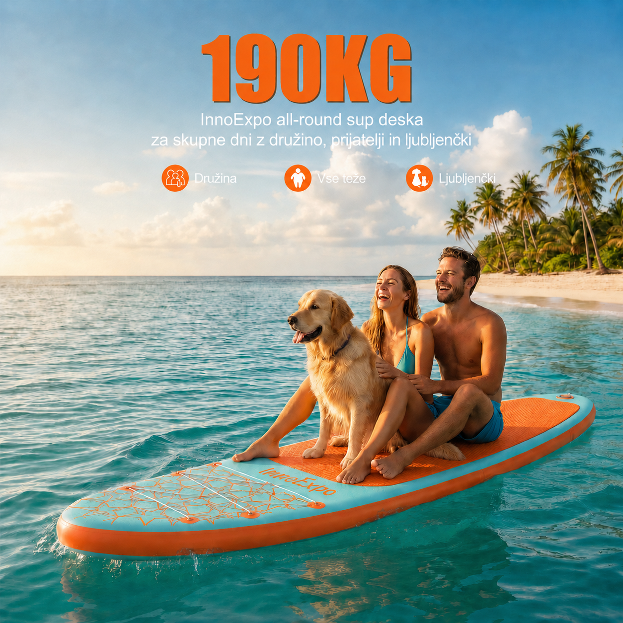 SUP deska v kompletu - Innovate Aloha - Verde