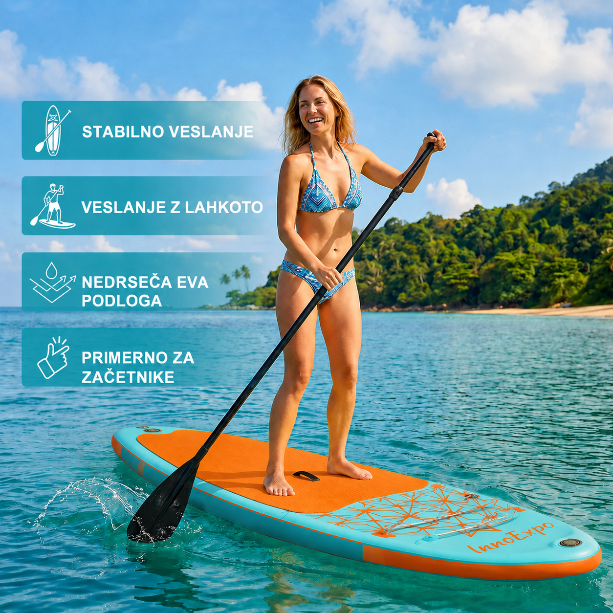 SUP deska v kompletu - Innovate Aloha - Verde