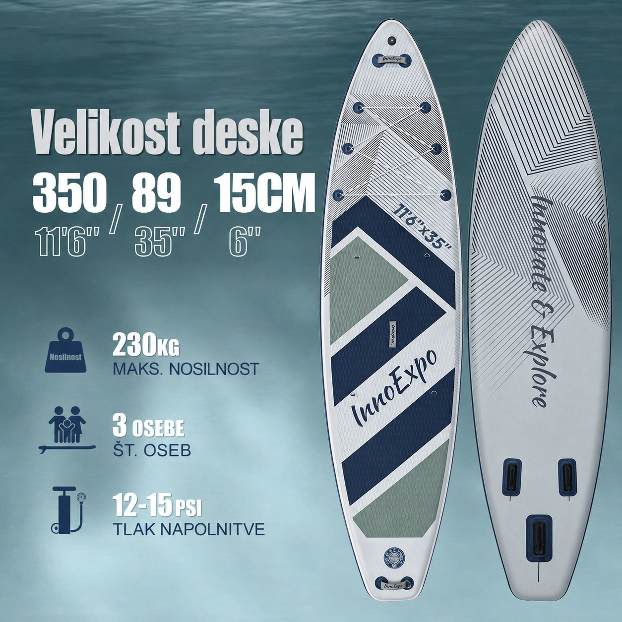 SUP deska v kompletu - Innovate Vouge