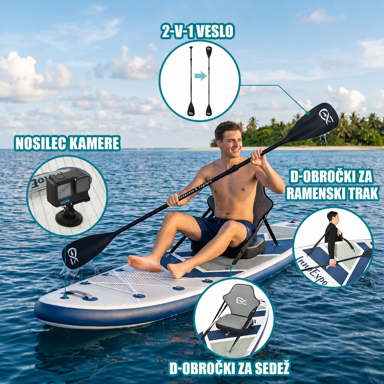 SUP deska v kompletu - Innovate Vouge