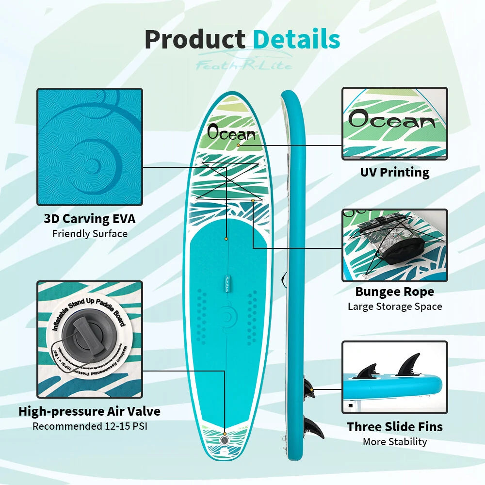 SUP deska v kompletu - Feath-R-Lite Ocean